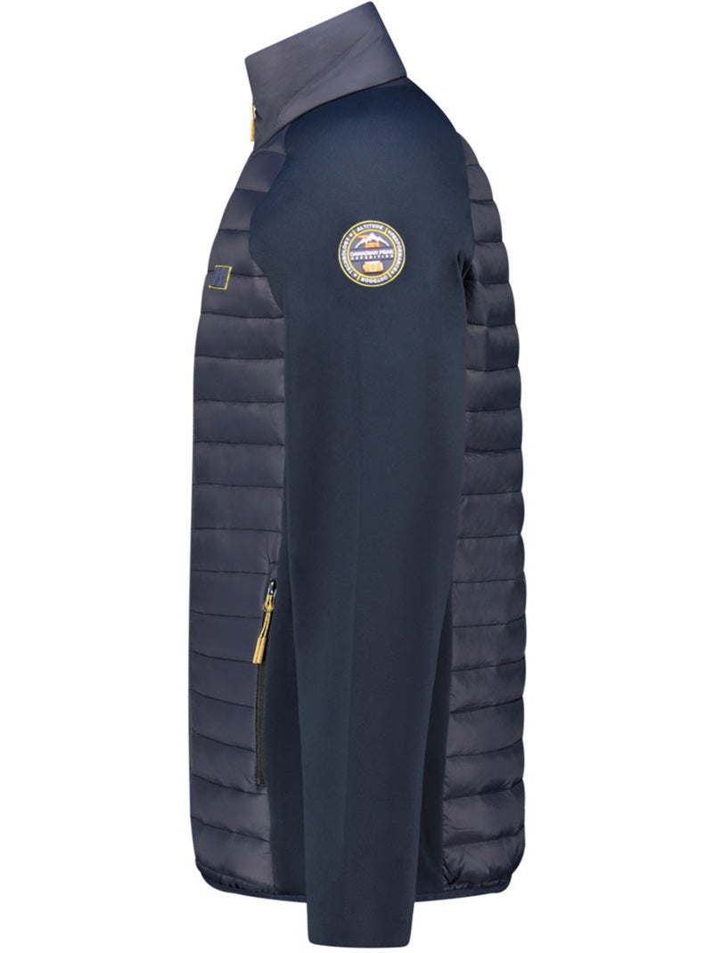 Casaco polar grosso bimaterial touroeak – canadian peak Azul-marinho - Kiabi