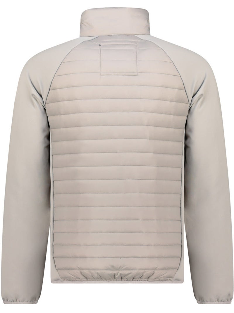 Casaco polar grosso bimaterial touroeak – canadian peak Cinza claro - Kiabi