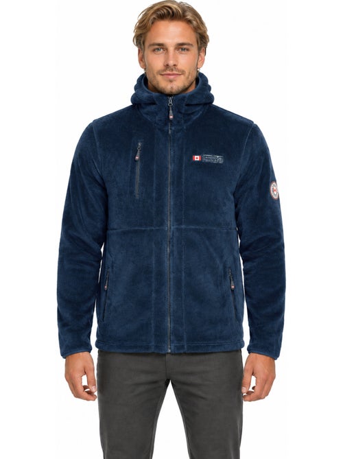 Casaco polar grosso com capuz uploadeak – canadian peak - Kiabi Casaco polar grosso com capuz uploadeak – canadian peak - Kiabi