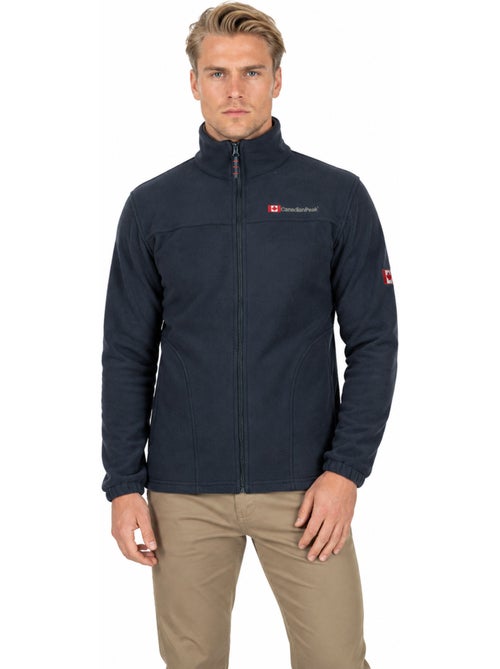 Casaco polar grosso com fecho ultona – canadian peak - Kiabi