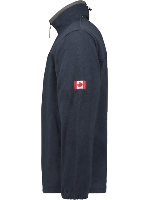 Casaco polar grosso com fecho ultona – canadian peak - Kiabi