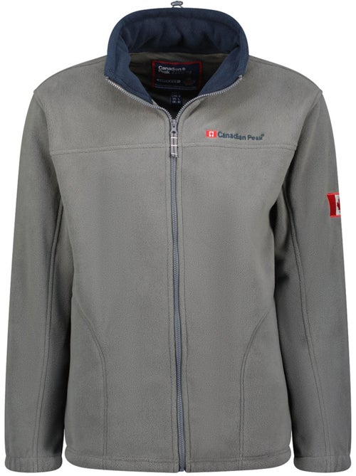 Casaco polar grosso com fecho ultona – canadian peak - Kiabi Casaco polar grosso com fecho ultona – canadian peak - Kiabi