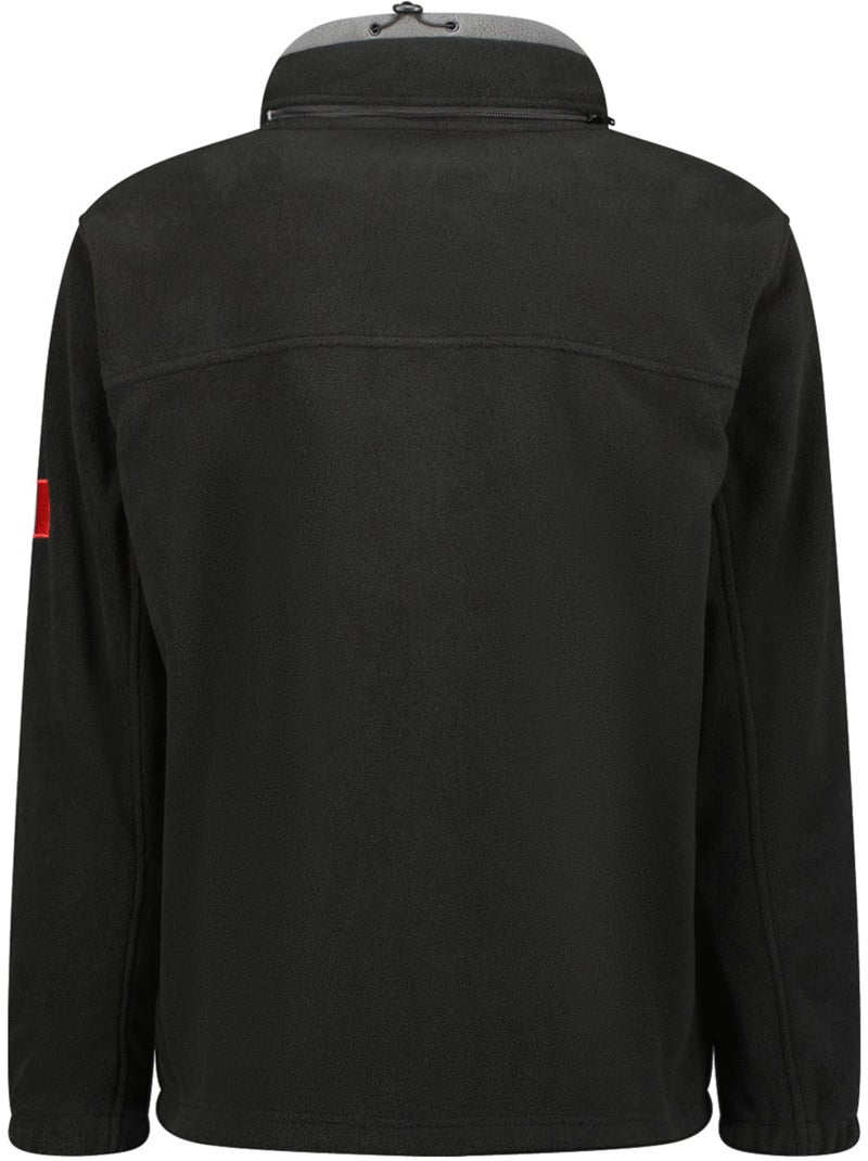 Casaco polar grosso com fecho ultona – canadian peak Preto - Kiabi