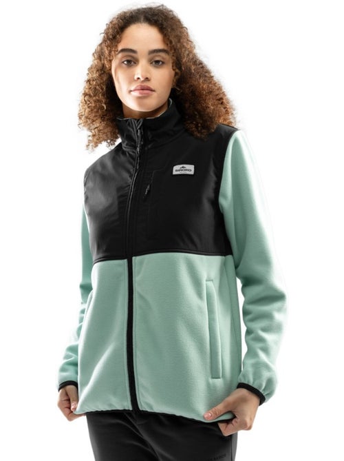 Casaco polar ripstop para mulher - Kiabi Casaco polar ripstop para mulher - Kiabi