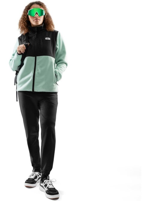 Casaco polar ripstop para mulher - Kiabi Casaco polar ripstop para mulher - Kiabi
