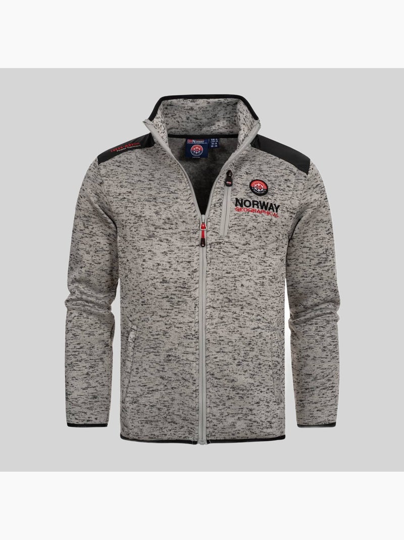 Casaco polar tavid – geographical norway Cinza claro - Kiabi