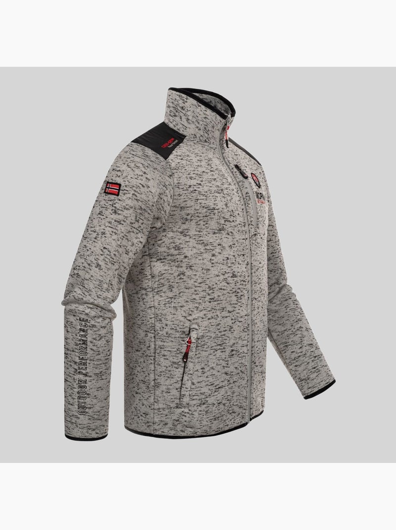 Casaco polar tavid – geographical norway Cinza claro - Kiabi