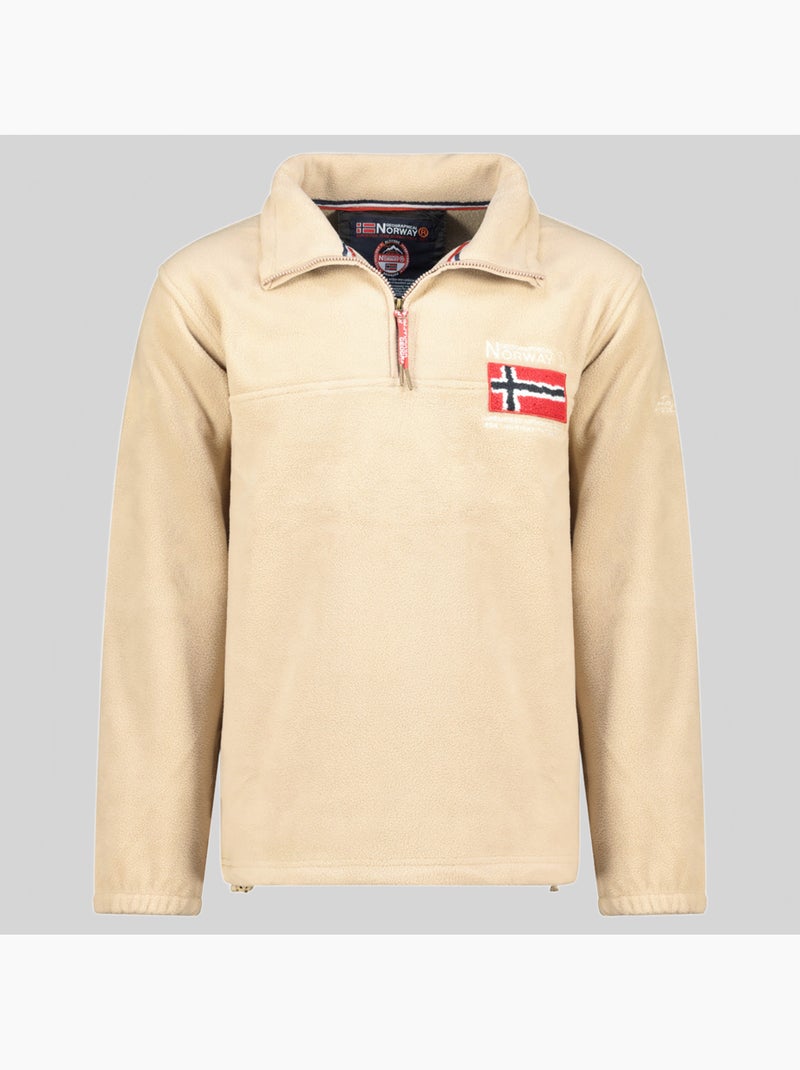 Casaco polar tequateur – geographical norway Bege - Kiabi