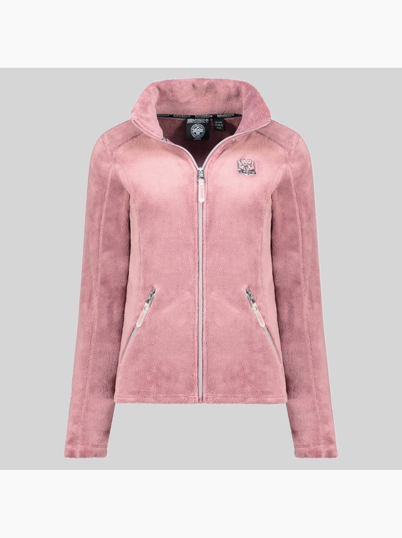 Casaco polar ticarina – geographical norway Rosa-claro - Kiabi