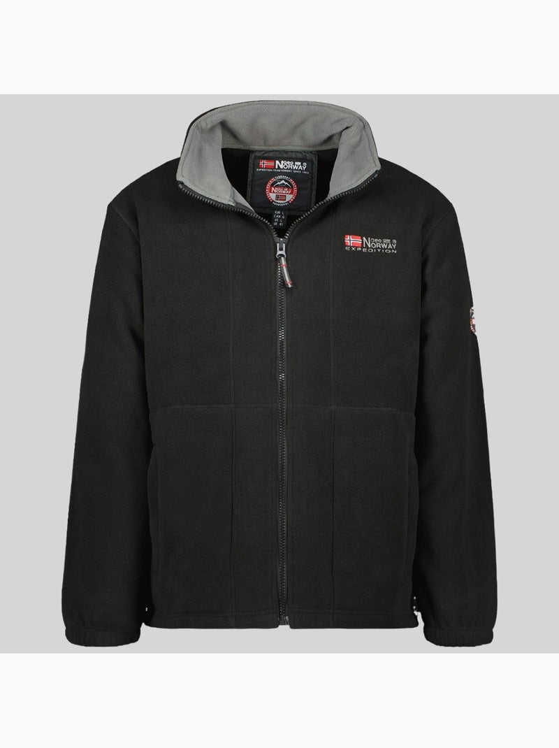 Casaco polar torleon – geographical norway Preto Cinza - Kiabi