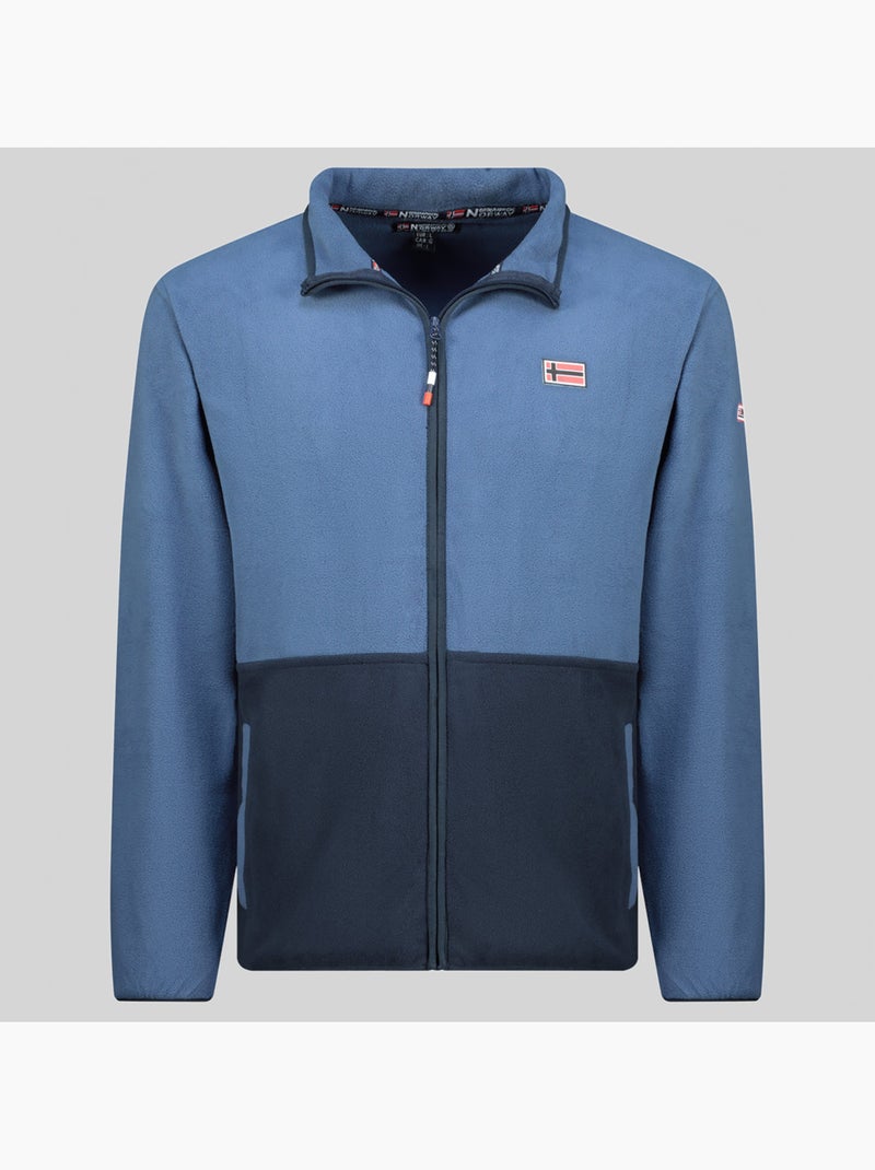 Casaco polar touki fz – geographical norway Azul-jeans - Kiabi