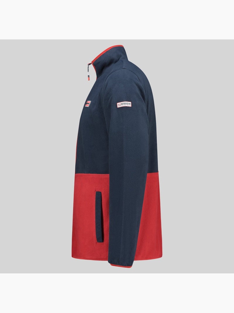 Casaco polar touki fz – geographical norway Azul-marinho - Kiabi