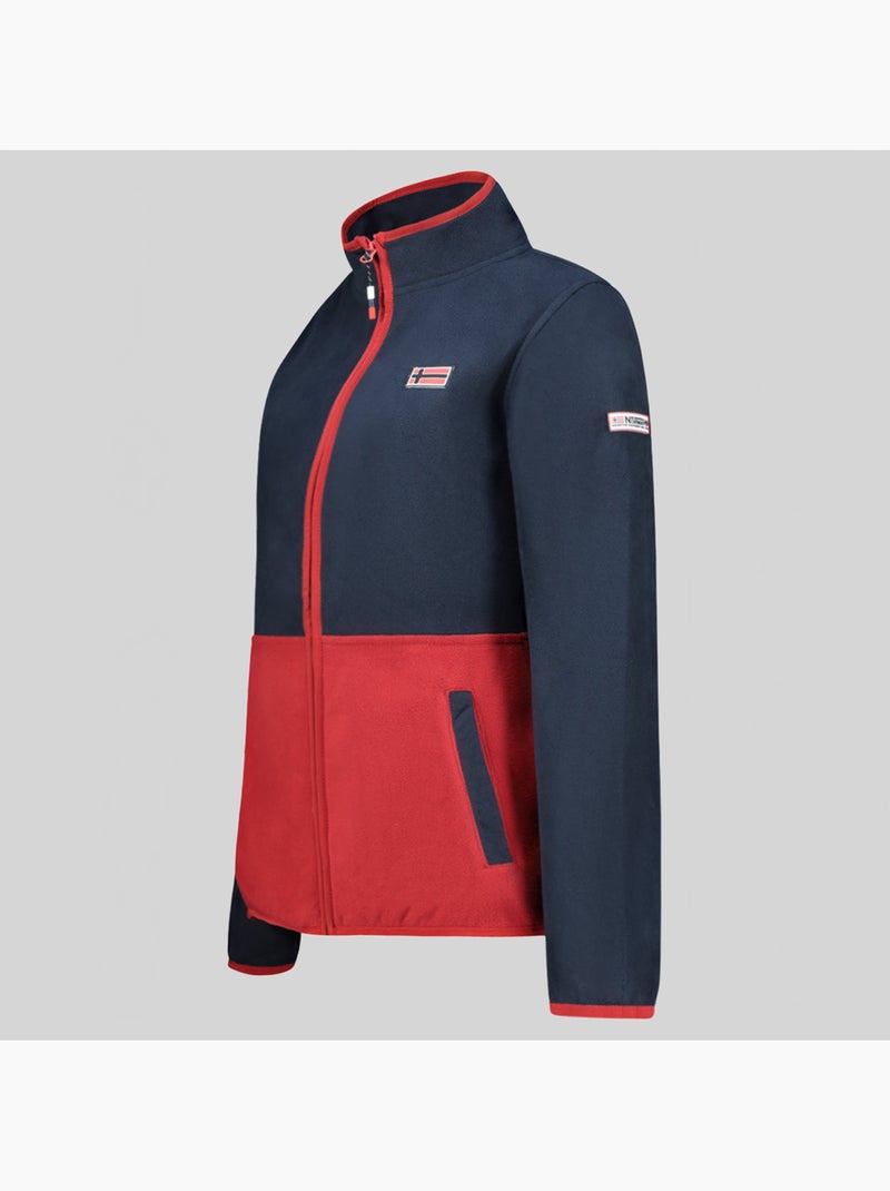 Casaco polar touki fz – geographical norway Azul-marinho - Kiabi