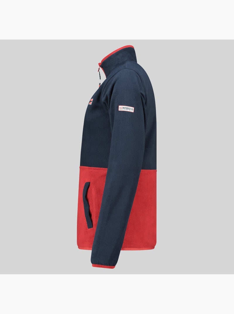 Casaco polar touki fz – geographical norway Azul-marinho - Kiabi