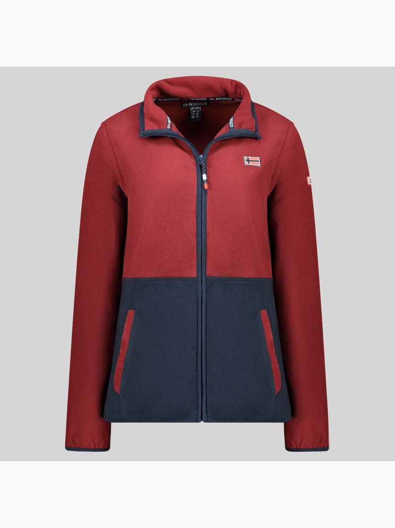 Casaco polar touki fz – geographical norway Bordô - Kiabi