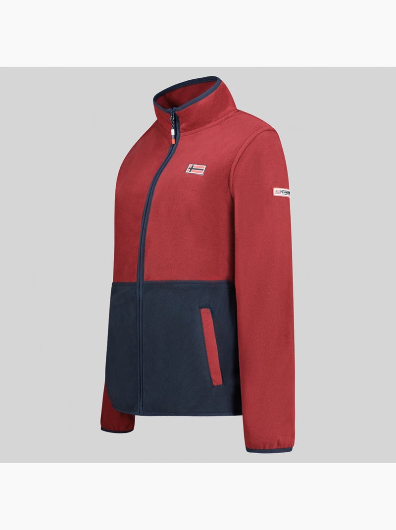 Casaco polar touki fz – geographical norway Bordô - Kiabi