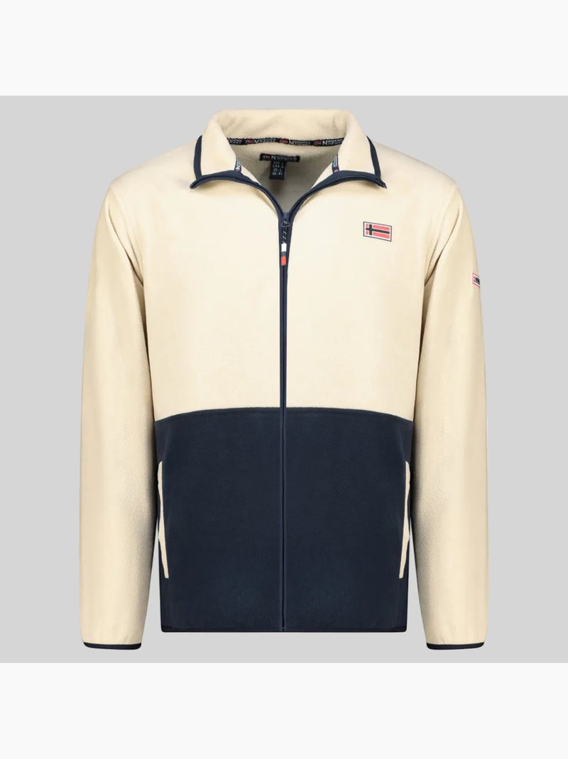 Casaco polar touki fz – geographical norway Branco sujo - Kiabi