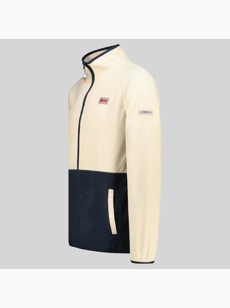 Casaco polar touki fz – geographical norway Branco sujo - Kiabi