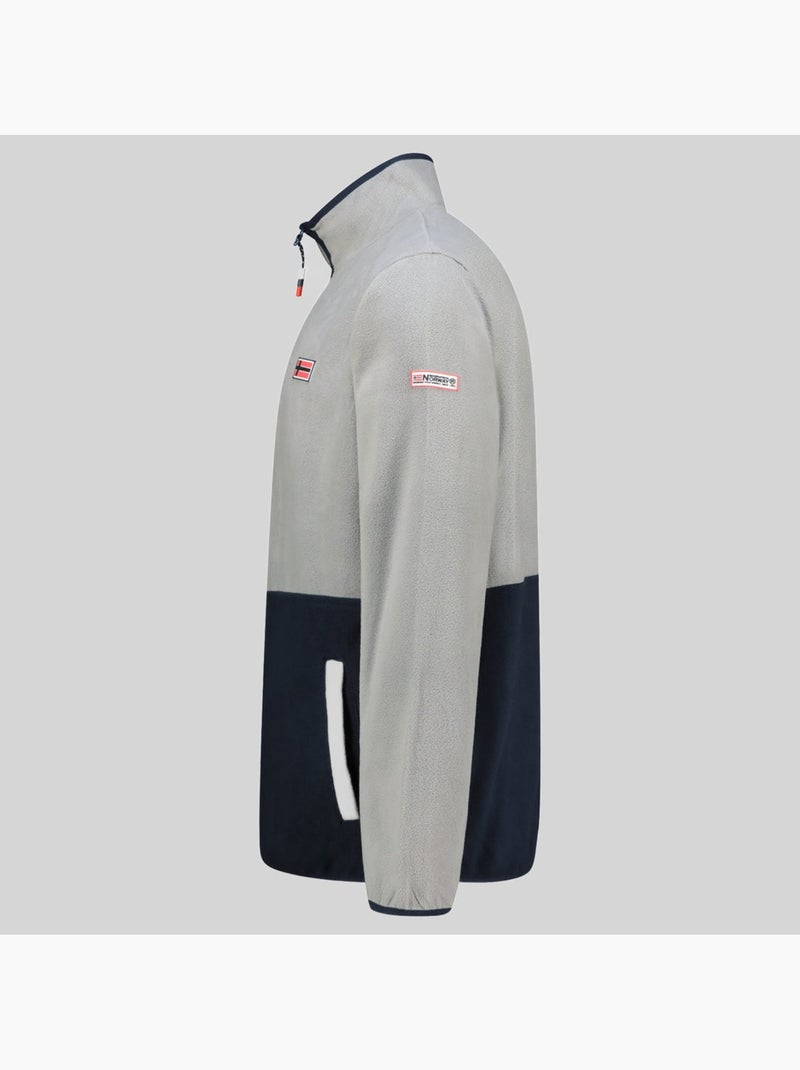 Casaco polar touki fz – geographical norway Cinza claro - Kiabi