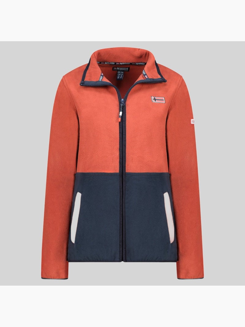 Casaco polar touki fz – geographical norway Terracota - Kiabi
