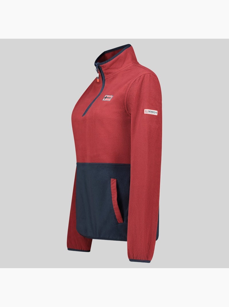 Casaco polar touki hz – geographical norway Bordô - Kiabi