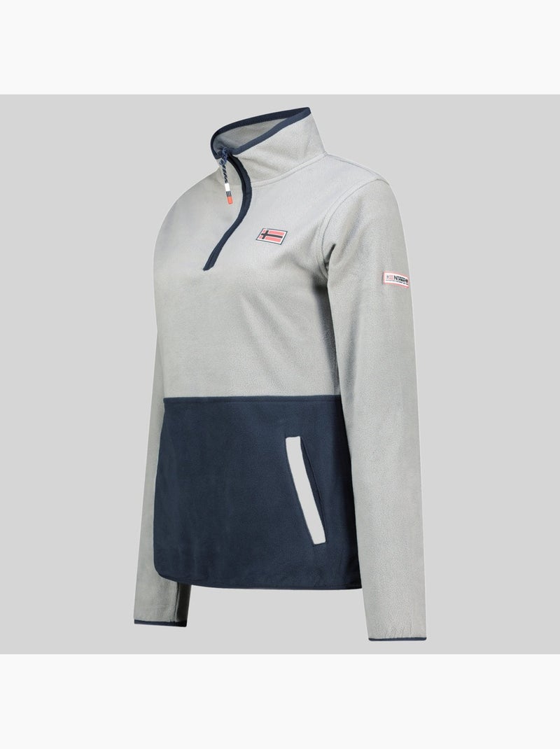 Casaco polar touki hz – geographical norway Cinza claro - Kiabi