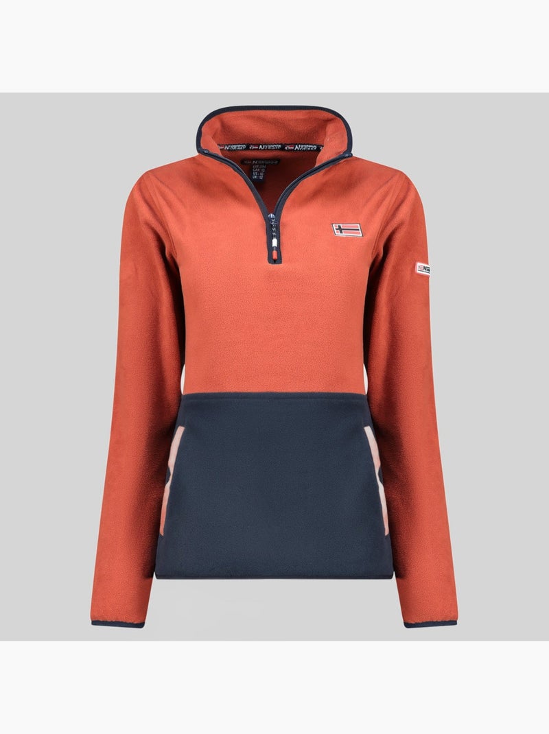 Casaco polar touki hz – geographical norway Terracota - Kiabi