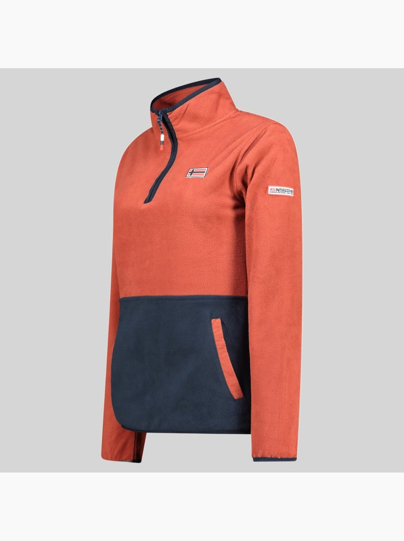 Casaco polar touki hz – geographical norway Terracota - Kiabi