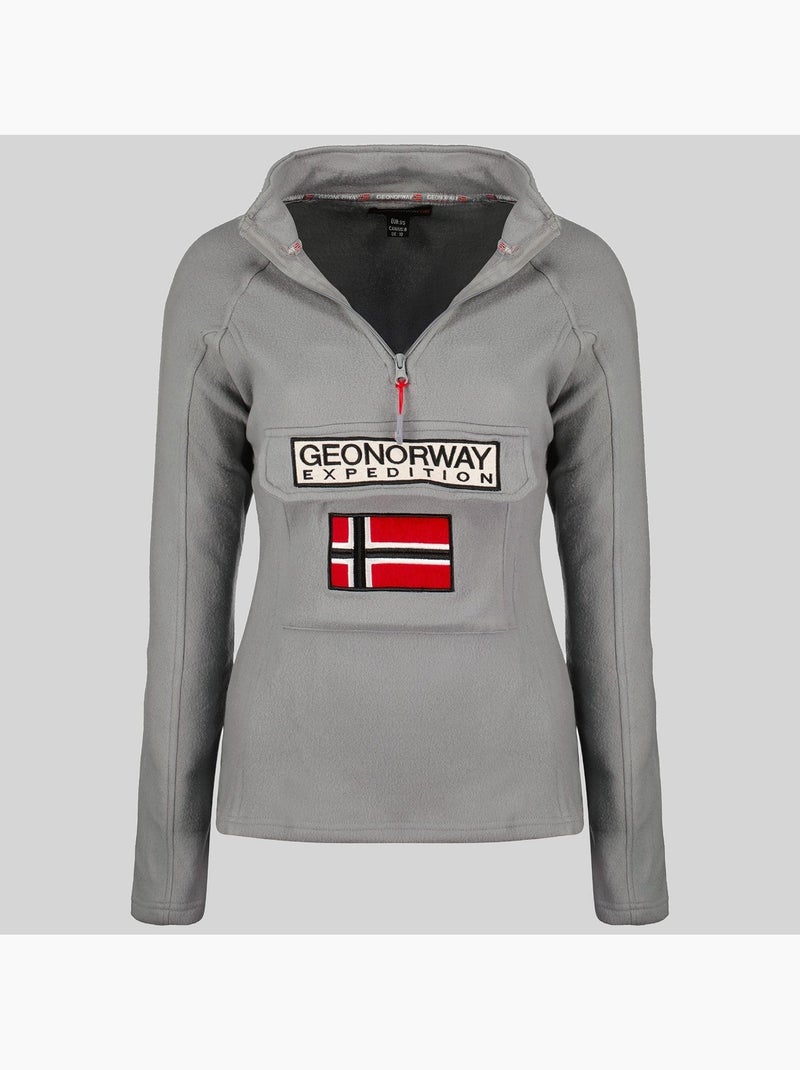 Casaco polar tymclass hz – geographical norway Cinza claro - Kiabi
