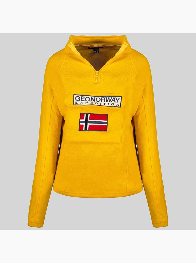Casaco polar tymclass hz – geographical norway Mostarda - Kiabi