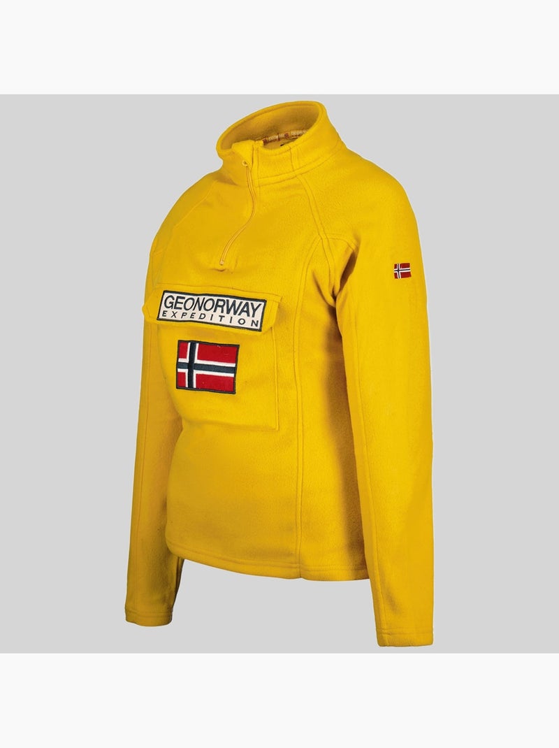 Casaco polar tymclass hz – geographical norway Mostarda - Kiabi