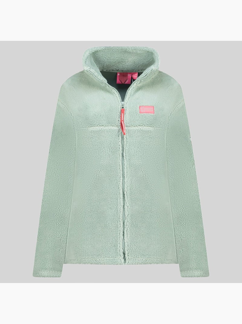 Casaco polar udolce – geographical norway Verde pastel - Kiabi
