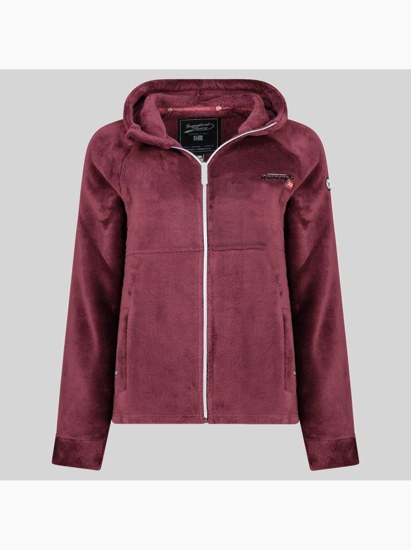 Casaco polar uliota – geographical norway Bordô - Kiabi