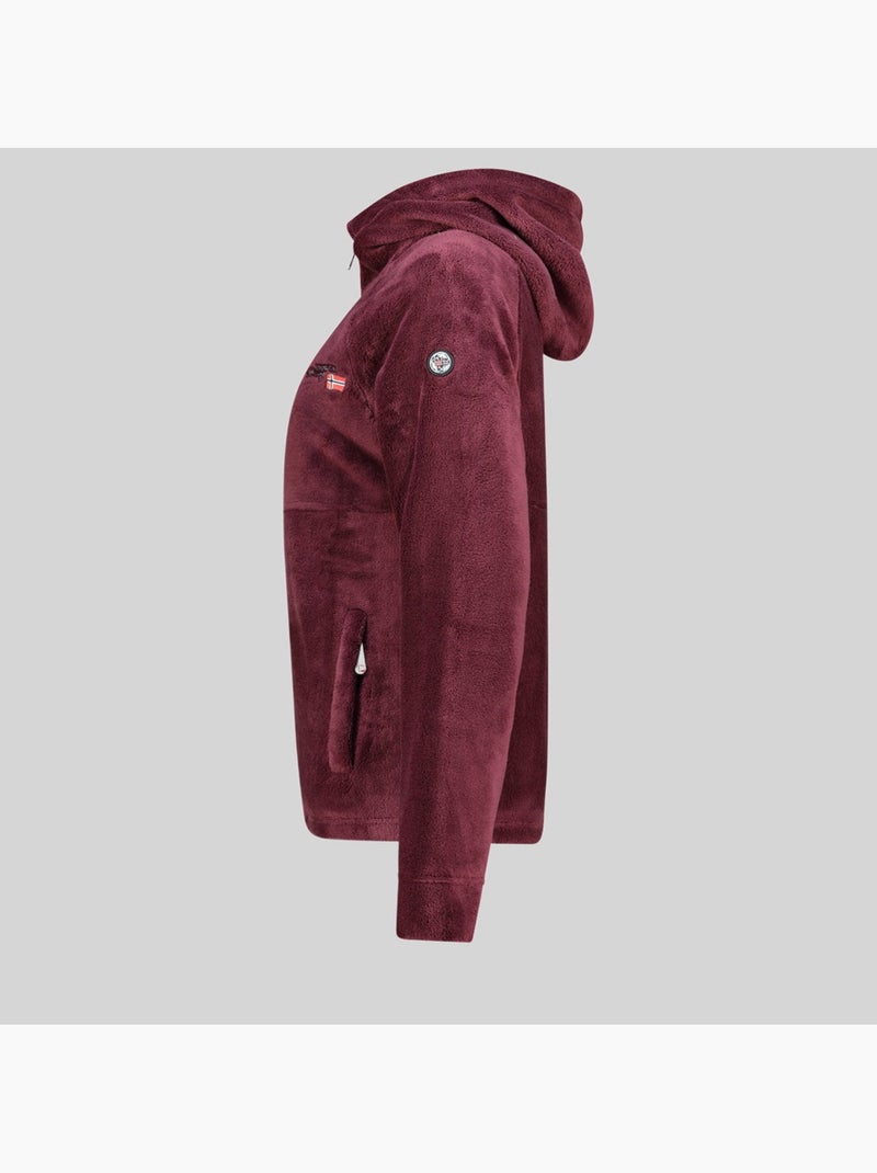 Casaco polar uliota – geographical norway Bordô - Kiabi