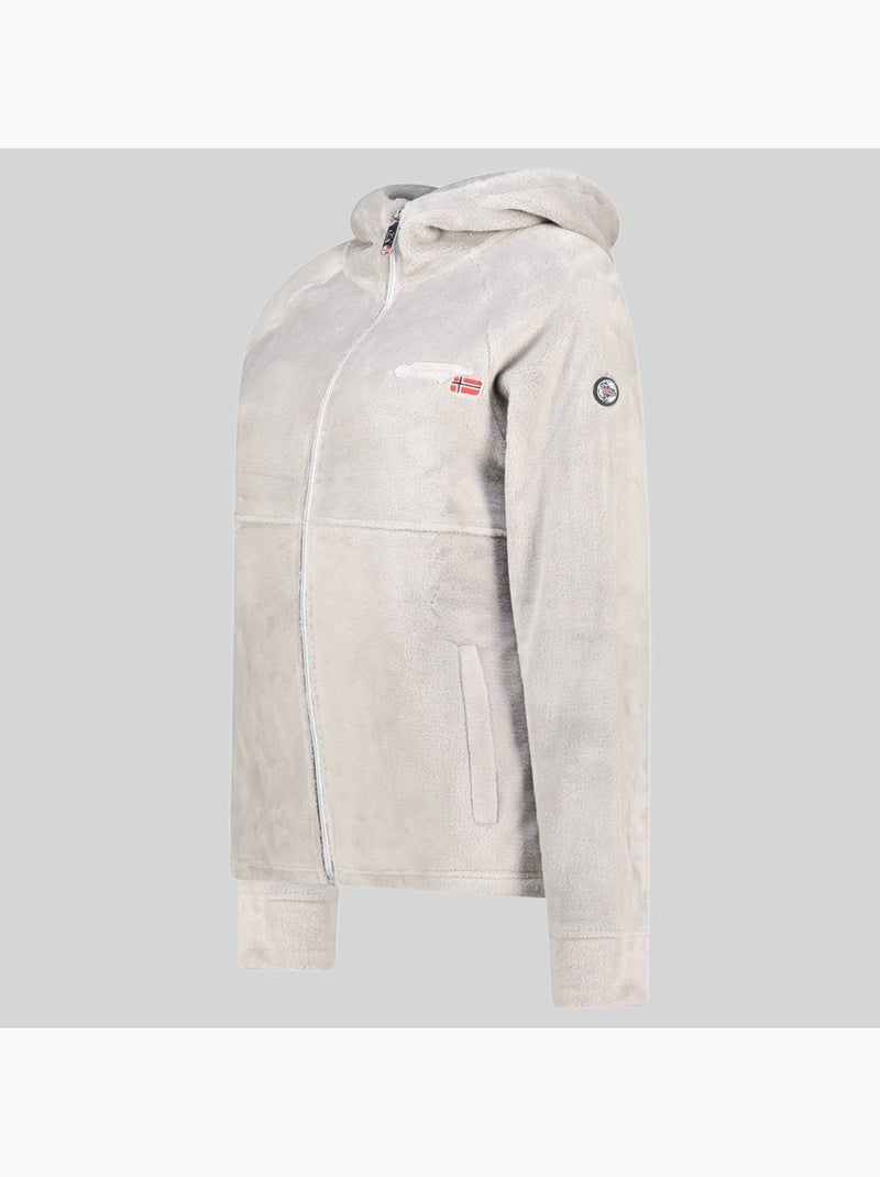 Casaco polar uliota – geographical norway Cinza claro - Kiabi