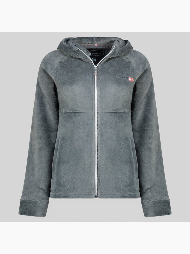 Casaco polar uliota – geographical norway Cinza escuro - Kiabi
