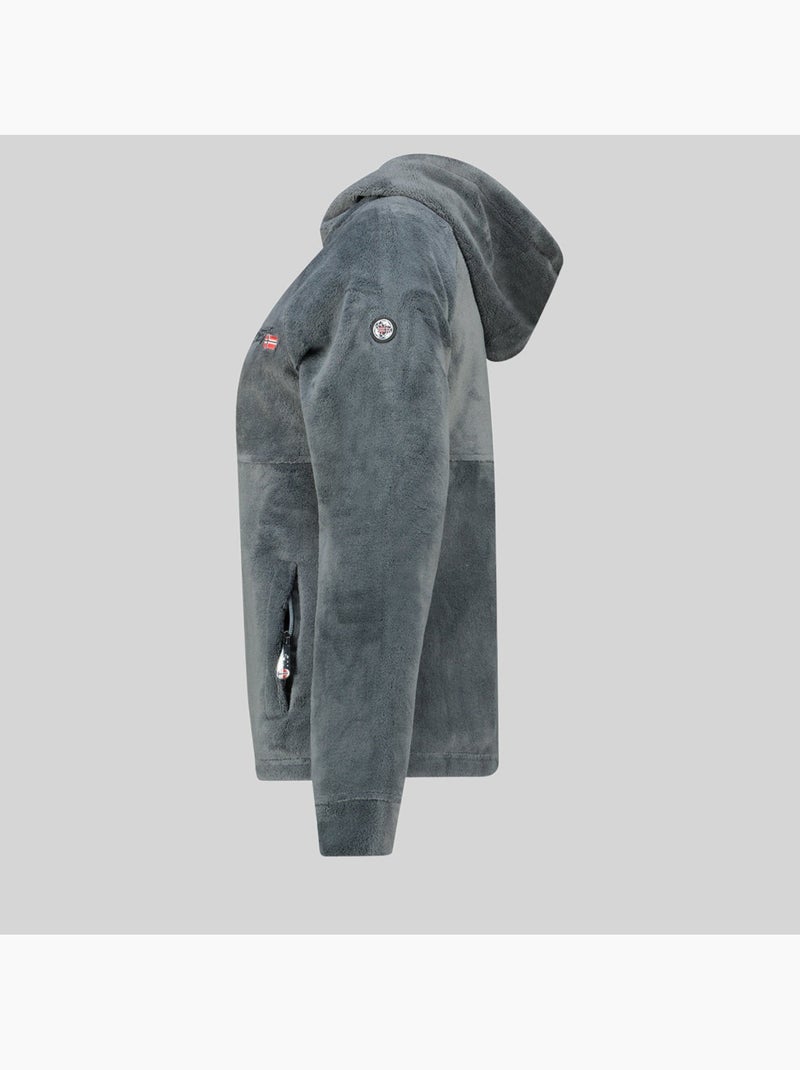 Casaco polar uliota – geographical norway Cinza escuro - Kiabi