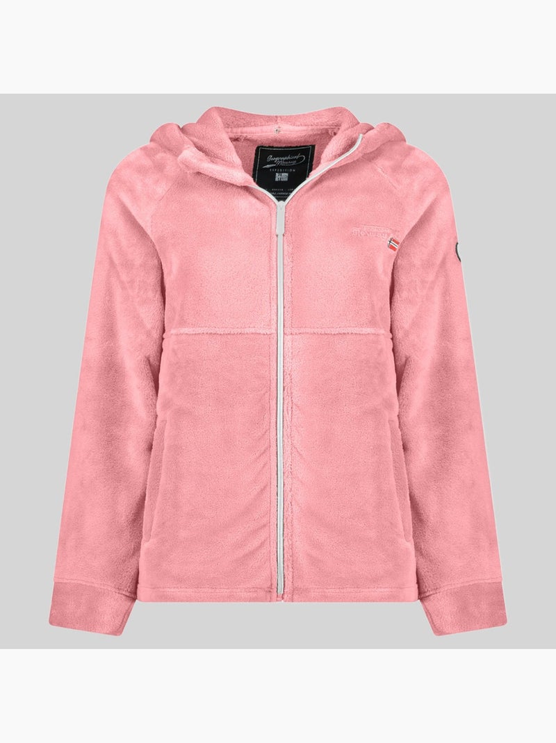 Casaco polar uliota – geographical norway Rosa-pálido - Kiabi