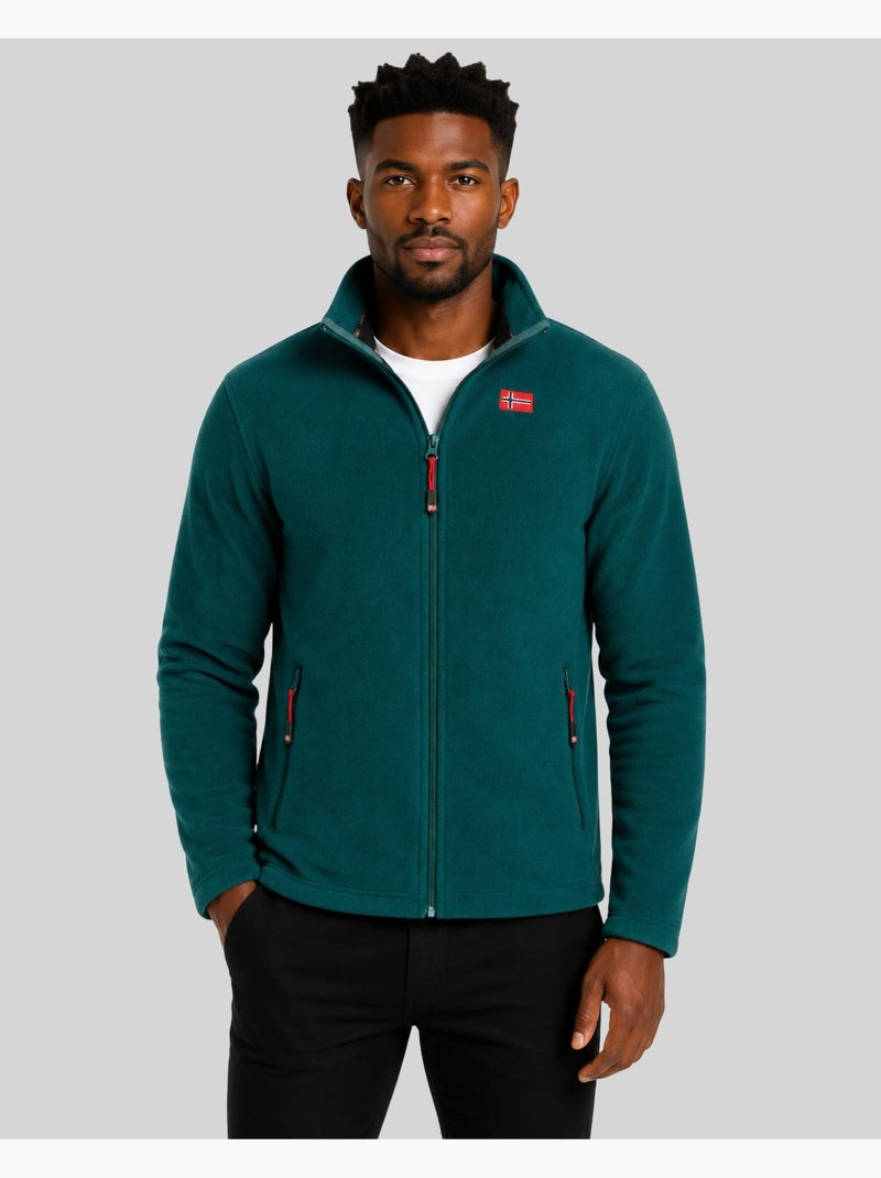 Casaco polar ulysse fz – geographical norway Verde escuro - Kiabi