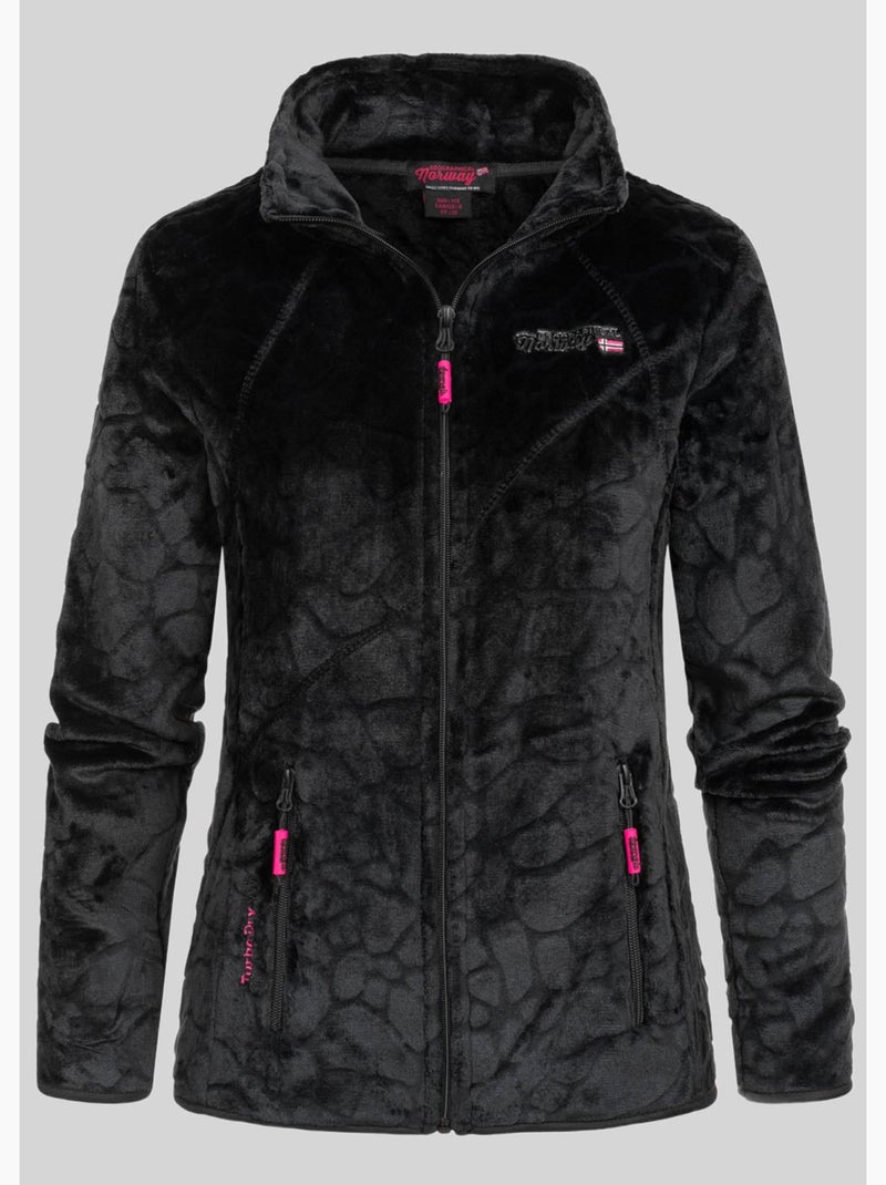 Casaco polar univers – geographical norway Preto - Kiabi