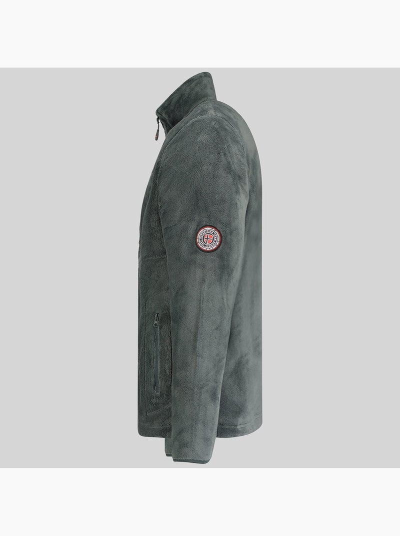 Casaco polar upload – geographical norway Cinza escuro - Kiabi