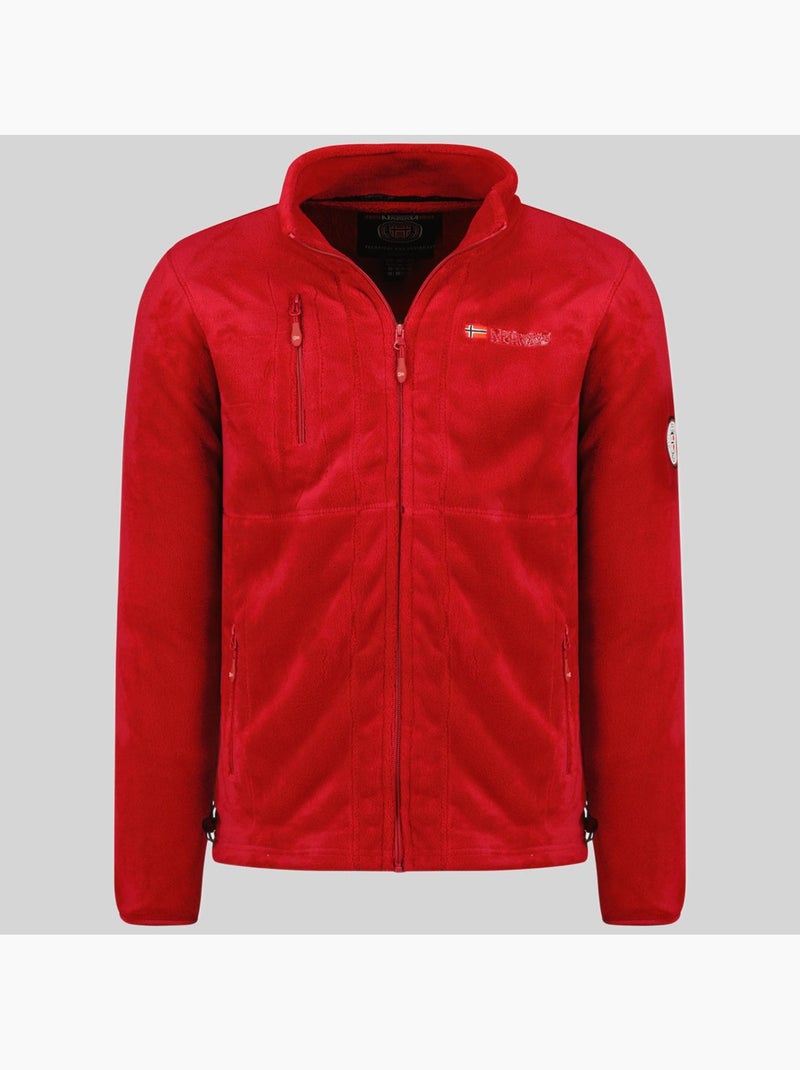 Casaco polar upload – geographical norway Vermelho - Kiabi