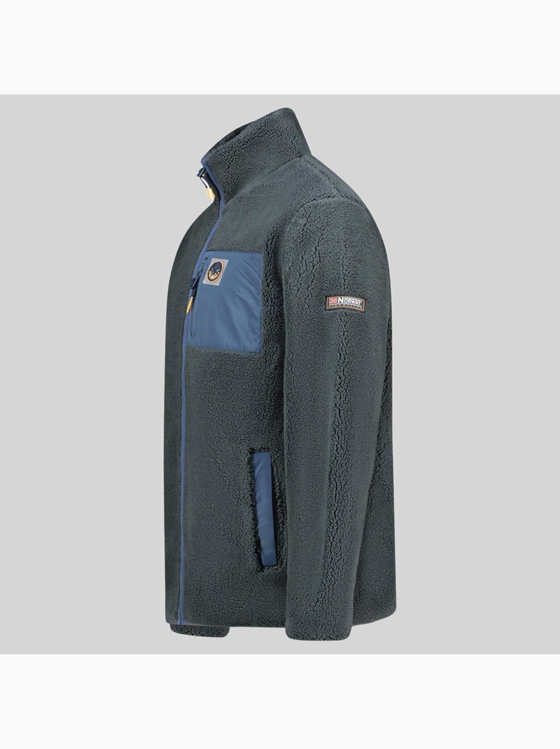 Casaco polar urock – geographical norway Cinza escuro - Kiabi