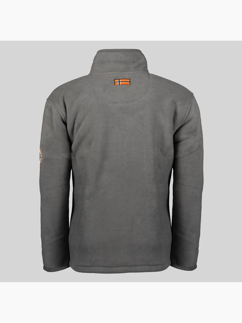 Casaco polar usine – geographical norway Cinza escuro - Kiabi