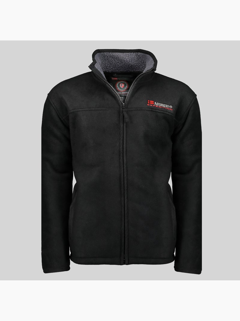 Casaco polar usine – geographical norway Preto - Kiabi