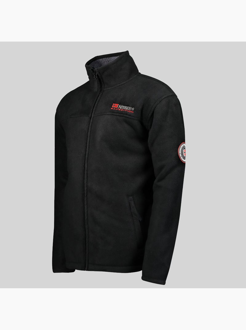 Casaco polar usine – geographical norway Preto - Kiabi