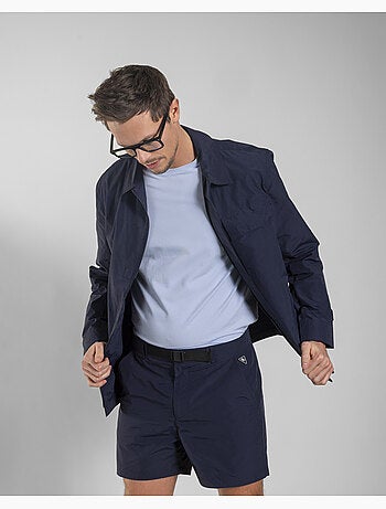 Casaco postage azul regular