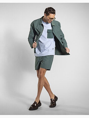 Casaco postage verde regular