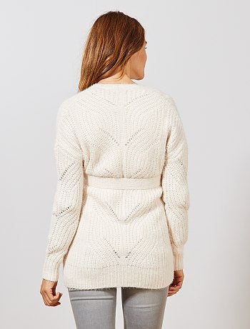 Futura mamã - Casaco pré-mamã em malha suave - Kiabi