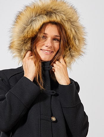 Futura mamã - Casaco pré-mamã estilo duffle coat - Kiabi
